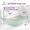 Anzzi Magician Deco-Glass Vessel Sink in Lustrous Frosted LS-AZ8127 - alternate 3